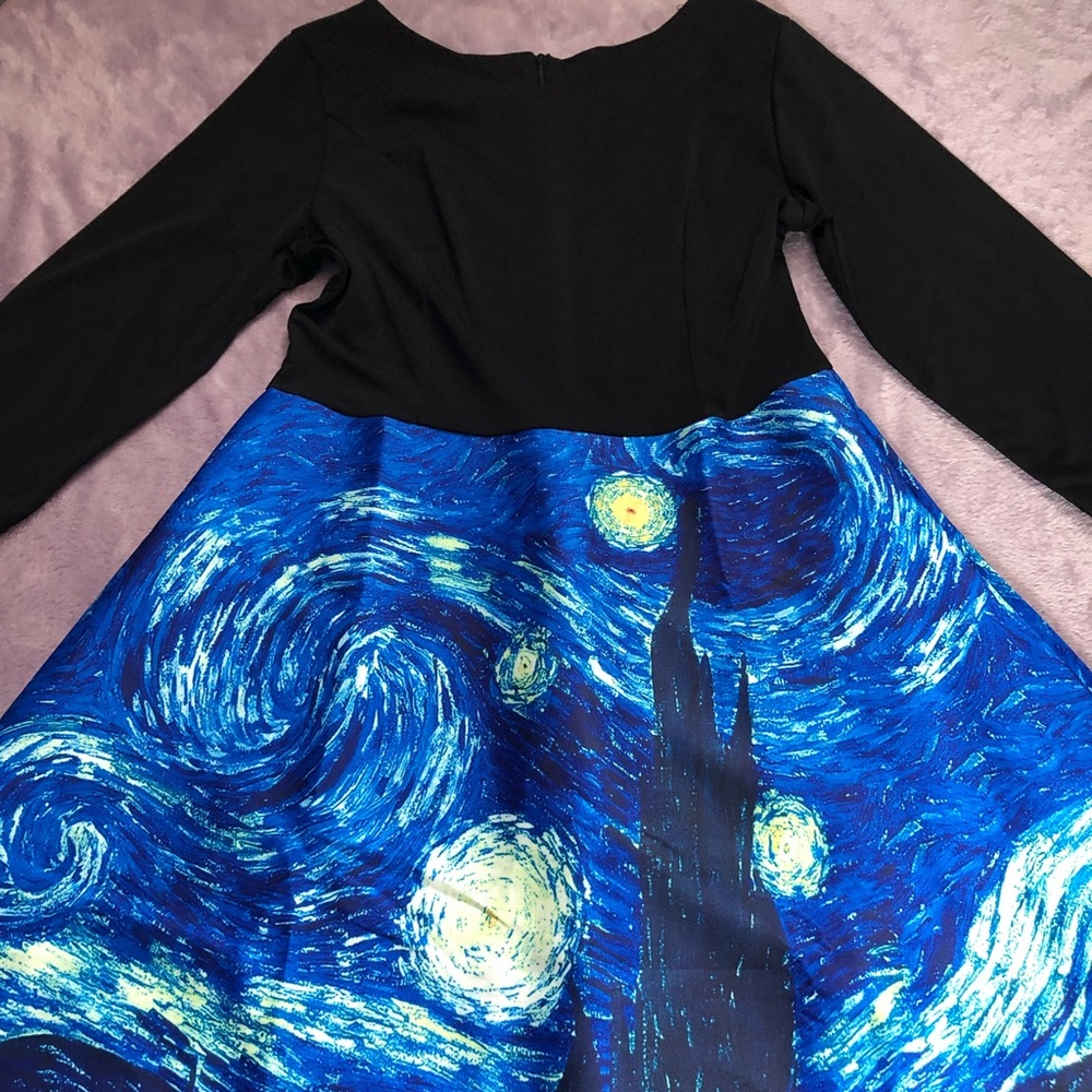 Starry night dress
